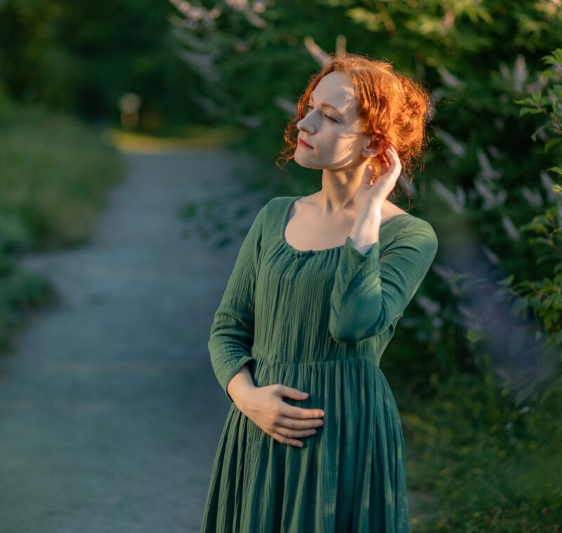 Sage Green Regency Dress, 1800s Napoleonic Walking Gown, Pride & Prejudice Dress