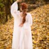 Renaissance Transparent Chemise, 1500s Historical Shirt, Big Sleeves Renaissance Gown - Image 4