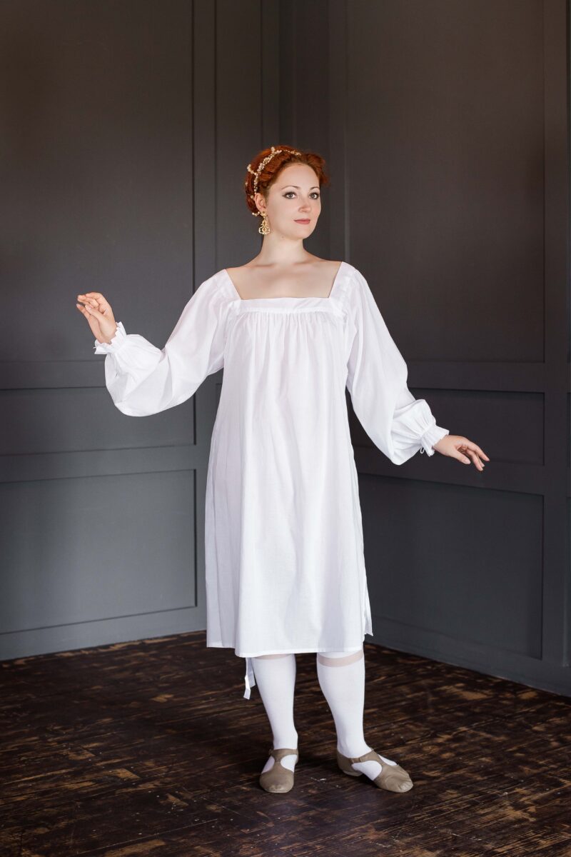 Renaissance Batiste Chemise, Thin Cotton 1550 Shirt