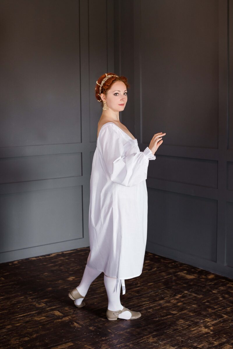 Renaissance Batiste Chemise, Thin Cotton 1550 Shirt - Image 5