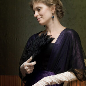 Edwardian Violet Dress, Titanic Era Gown, 1910s Costume