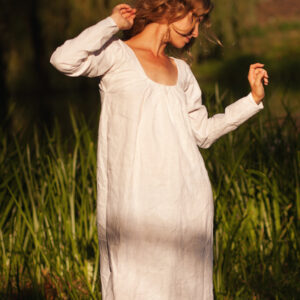 Historical Linen Shirt, 15th Century SCA Chemise, Burgundian Medieval Underwear