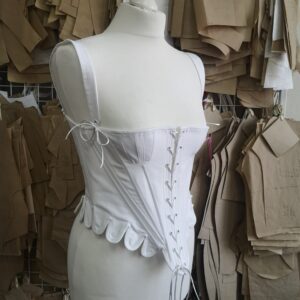 Regency Short Stays, Made to Measure 1790 Bustier, Napoleonic Bust Support